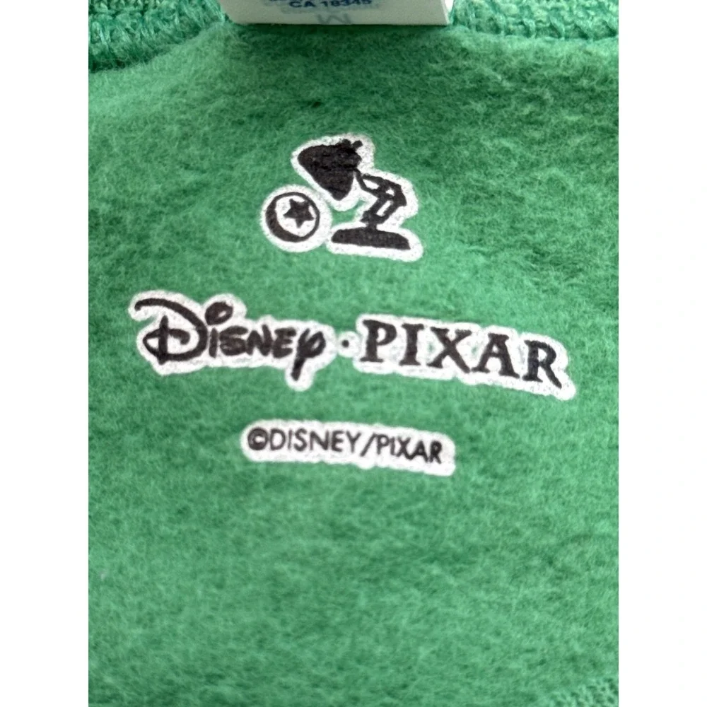 JERZEES Dinosaur Cartoon Sweatshirt M Green Cotton Polyester Pullover